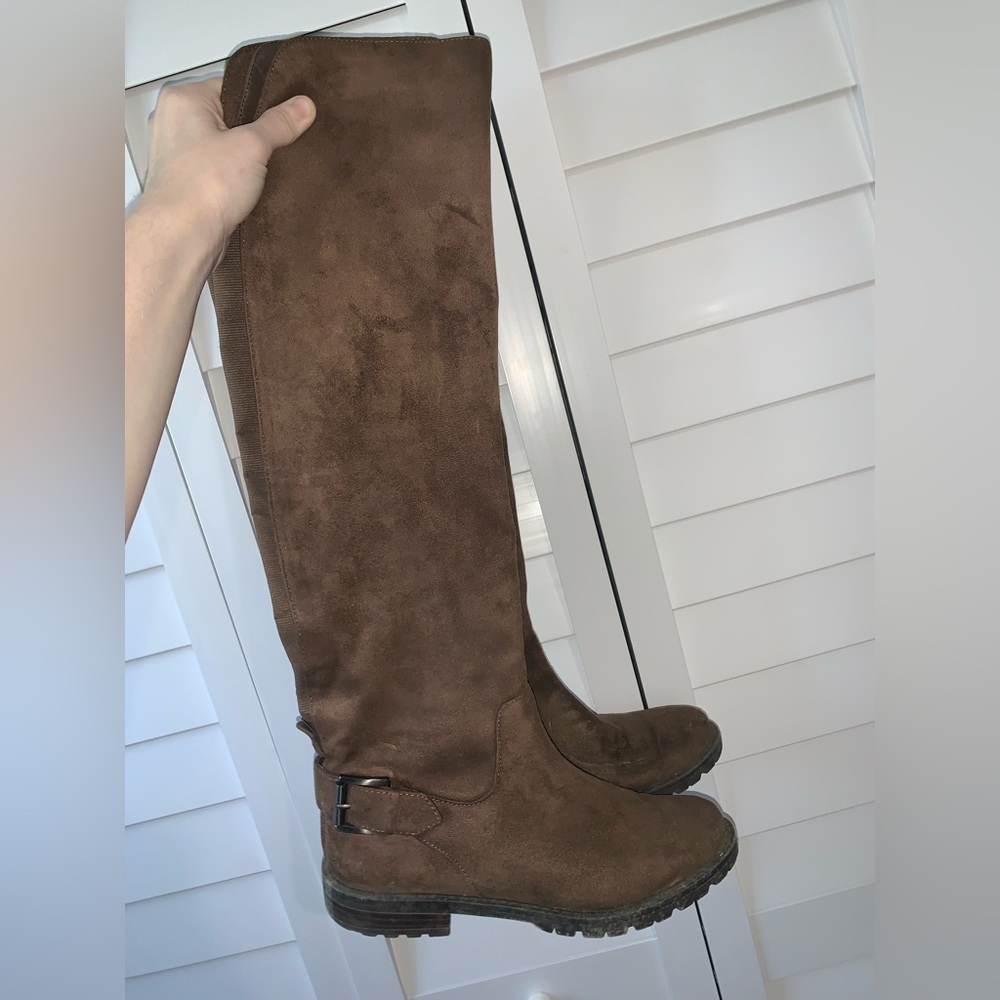 Brown Tall riding boots